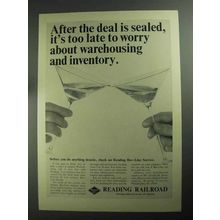 1968 Reading Railroad Ad - After Deal is Sealed
