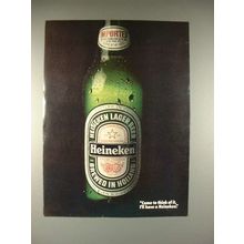 1981 Heineken Beer Ad - Come to Think of It