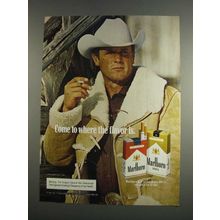 1984 Marlboro Cigarettes Ad - Cowboy, Marlboro Man