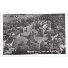 View from the NW of Arundel Castle Postcard West Sussex