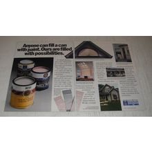 1990 Sherwin Williams Paint Ad - Anyone can fill a can with paint