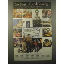 1994 Six Flags Theme Parks Advertisement - #2 and Gaining!