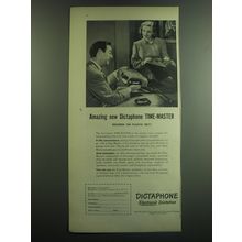 1949 Dictaphone Time-Master Dictation Machine Ad - Amazing new Dictaphone