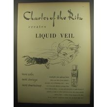 1951 Charles of the Ritz Liquid Veil Advertisement