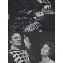 Christopher Plummer In Shakespeare Stratford 2x Postcard s