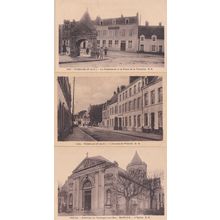 Wimille Pensionnat L'Avenue 3x Antique French Postcard s