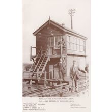 Sculcoates Junction Signal Box Hull & Barnsley Railway Postcard