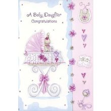 A Baby Daughter Congratulations - 01750