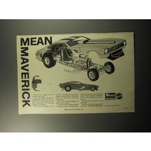 1970 Monogram Mattel Mean Maverick Model Advertisement