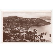 Oban from McCaig's Tower Postcard RP Argyllshire Scotland