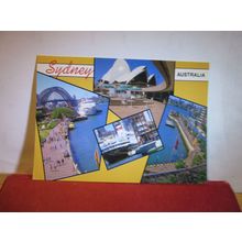CIRCULAR QUAY, SYDNEY, N.S.W. AUSTRALIA used postcard.1995 postmark =