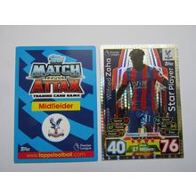 101. Wilfried Saha FOIL - Crystal Palace - Match Attax 2017/18 Football Card EF1