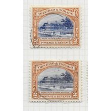TRINIDAD & TOBAGO 1935 IMPERIAL COLLEGE AGRICULTURE BOTH PERFS SG231 SG231a USED