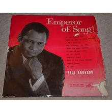 PAUL ROBESON Emperor of Song 10" vinyl LP HMV record 1957 1st pressing