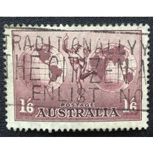 AUSTRALIA 1934 SG 0153a 'HERMES' USED 1/6d #2