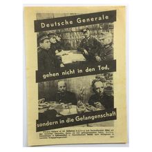 Original WW2 Russian/Soviet Air Drop Propaganda Leaflet. - Code 3078. - 1944.