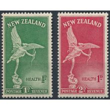 Health Stamps - New Zealand 1947 - NM H - SG 690/1