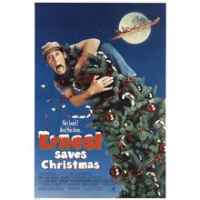 Ernest Saves Christmas (1988)_0 Movie Film Poster Canvas iconic design
