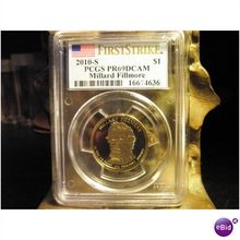 2010 S PCGS *FIRST STRIKE* Millard Fillmore $1 (F SHIP)