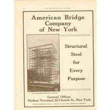 american bridge company ny 1911 yeon building portland or vintage ad