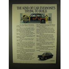 1973 Volvo Car Ad - Everyone's Trying to Build