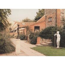 Norwich Garden Risque Statues Norfolk Rare Crafts Shop Postcard