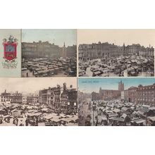 Norwich Market 4x Antique Incl RPC Heraldry Shield Postcard s
