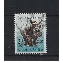SouthAfrica.SG155 3d White Rhinoceros.Fine Used.Aug25b