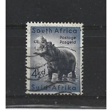SouthAfrica.SG157 4 1/2d Hippopotamus.Fine Used.Aug25c