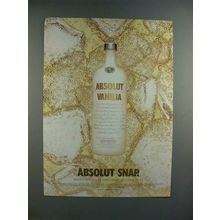 2003 Absolut Vanilia Vodka - Absolut Snap Ad!