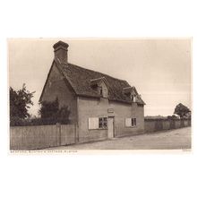 BUNYAN'S COTTAGE, ELSTOW. BEDSTOW. unused vintage postcard =