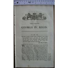 1830 Act of Parliament: Consolidated Fund
