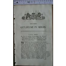 1830 Act of Parliament: Compositions Assessed Taxes