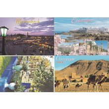 Morocco Jardin Marjorelle Zagora Essaouria 4x Postcard s