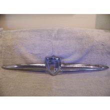 1956 CHRYSLER TRUNK LID CHROME TRIM EMBLEM NEW YORKER IMPERIAL # 1620268