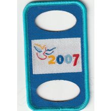 Scout Woggle?/Cloth Belt Slide UK - Centenary 2007 - Used (H2)