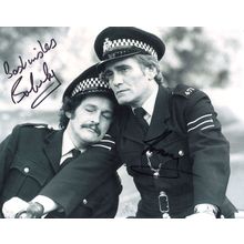 Cannon & Ball as Policemen ITV Comedians 10x8 Hand Signed Photo