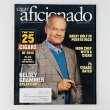 Cigar Aficionado Magazine February 2013 Kelsey Grammer Top 25 Cigars of 2012