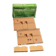 Subbuteo Terrace Set C142 Stadium Terracing + Supports BOXED AND 5 SPECTATORS