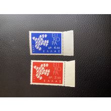 ICOLLECTZONE Greece 718-719 VF NH inverted watermark