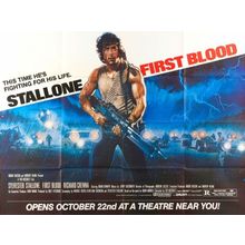 First Blood (1982)_6 Movie Film Poster Canvas iconic design