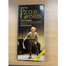 BENJAMIN BRITTEN "PETER GRIMES" OPERA 3 x CASSETTES BOXSET (P4)