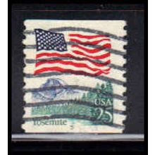 Used 2280a 25c U.S. Flag Very Fine CNS 5 PA6231