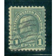 Used 581 1c Benjamin Franklin Average A16256