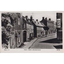 Park Street Woodstock Oxford Blenheim Postcards Advertising Sign Postcard