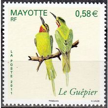 Mayotte 2011 Yvert 246 Neuf ** Cote (2017) 2.40 € Le guêpier