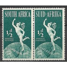 1949 SG 128 - MNH (**) - bi-lingual pair