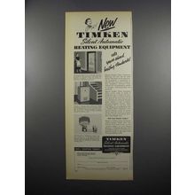 1953 Timken Silent Automatic Heating Equipment Ad