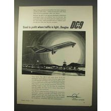 1963 Douglas DC-9 Plane Ad - Sized to Profit