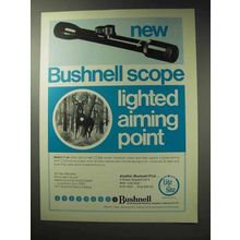 1971 Bushnell Lite Site Scope Ad - Lighted Aiming Point
